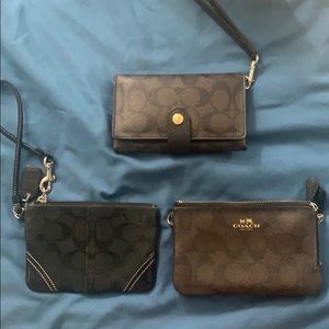 3 coach wallets